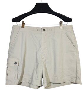 Patagonia Intercontinental Shorts Women's 10 Bone Gray Cargo Nylon Blend